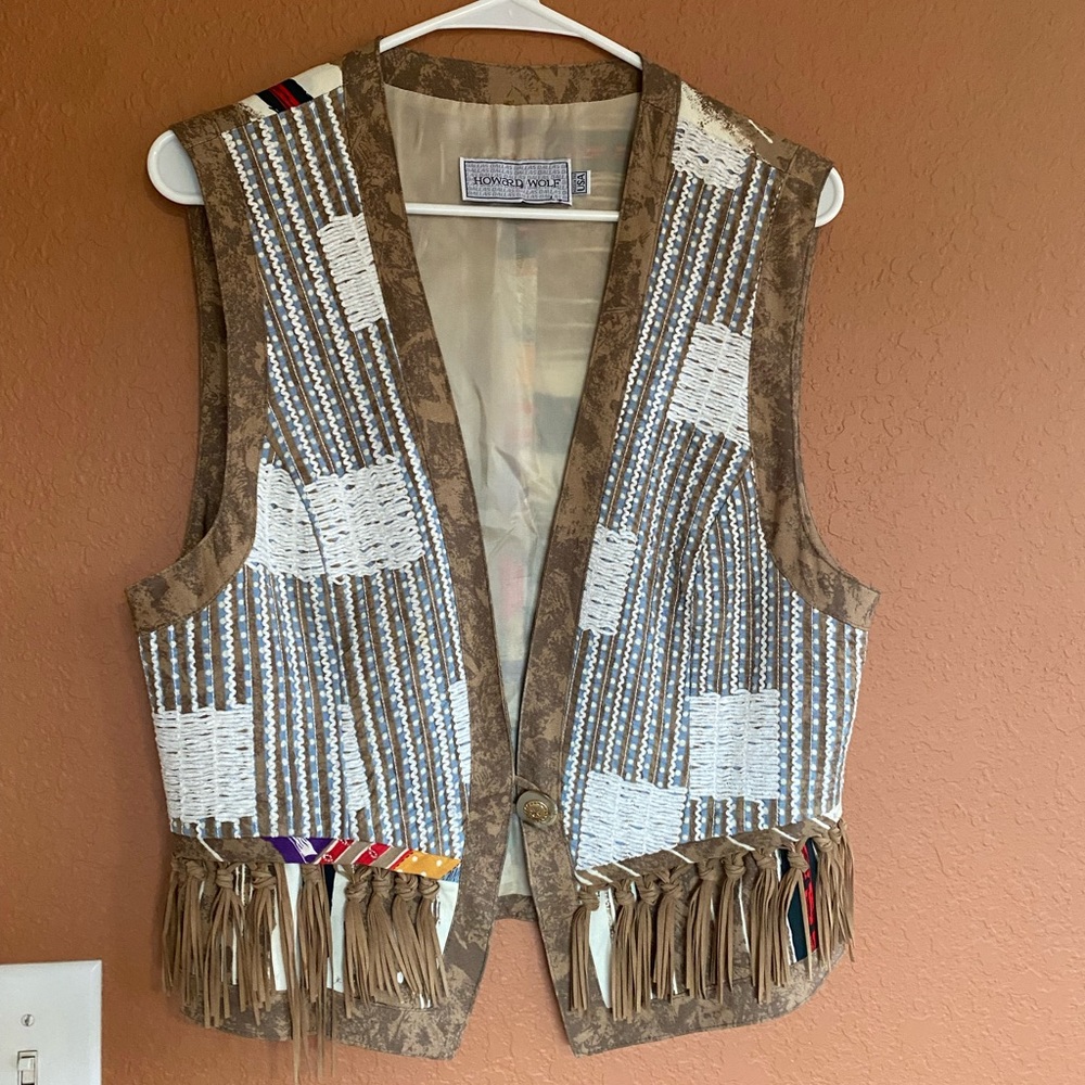 Howard Wolf Women’s Fringe Vest